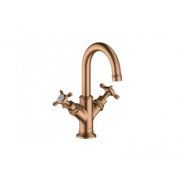 Смеситель для раковины, Hansgrohe, Axor Montreux, цвет-шлифованная бронза