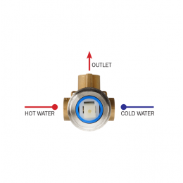 Внутрення часть, Bossini, Oki/Cube/Liberty, назначение-смеситель для душа механический встраиваемый с девиатором 1 потребитель, латунь