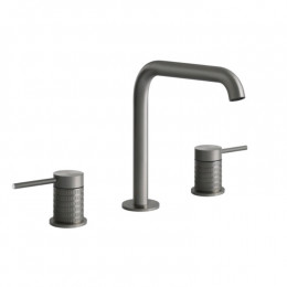Смеситель для раковины, Gessi, 316 Meccanica, цвет-Steel Brushed