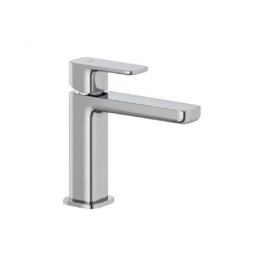 Смеситель для раковины, Kludi, Renon, 110, Push-Open, EcoPlus, цвет-черный матовый