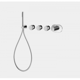 Смеситель для душа, Fima Carlo Frattini, Fimatherm, на 3 потребителя, цвет-хром