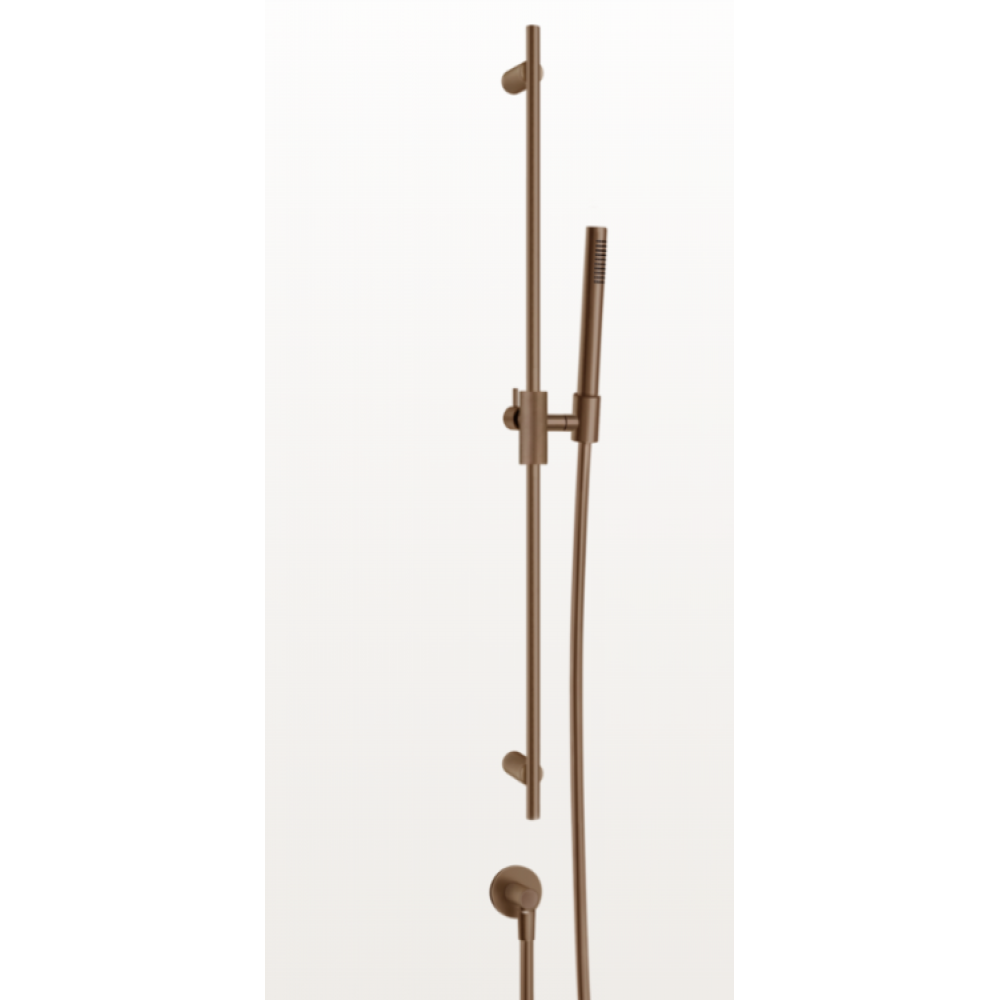 Душевой гарнитур, Gessi, Anello, цвет-Copper Brushed PVD