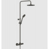 Душевая стойка, Gessi, Minimalistic shower, цвет-Black Metal Brushed PVD