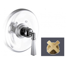 Смеситель для душа, Nicolazzi, Termostatico, на 1 потребитель, цвет-Bronzed Plated