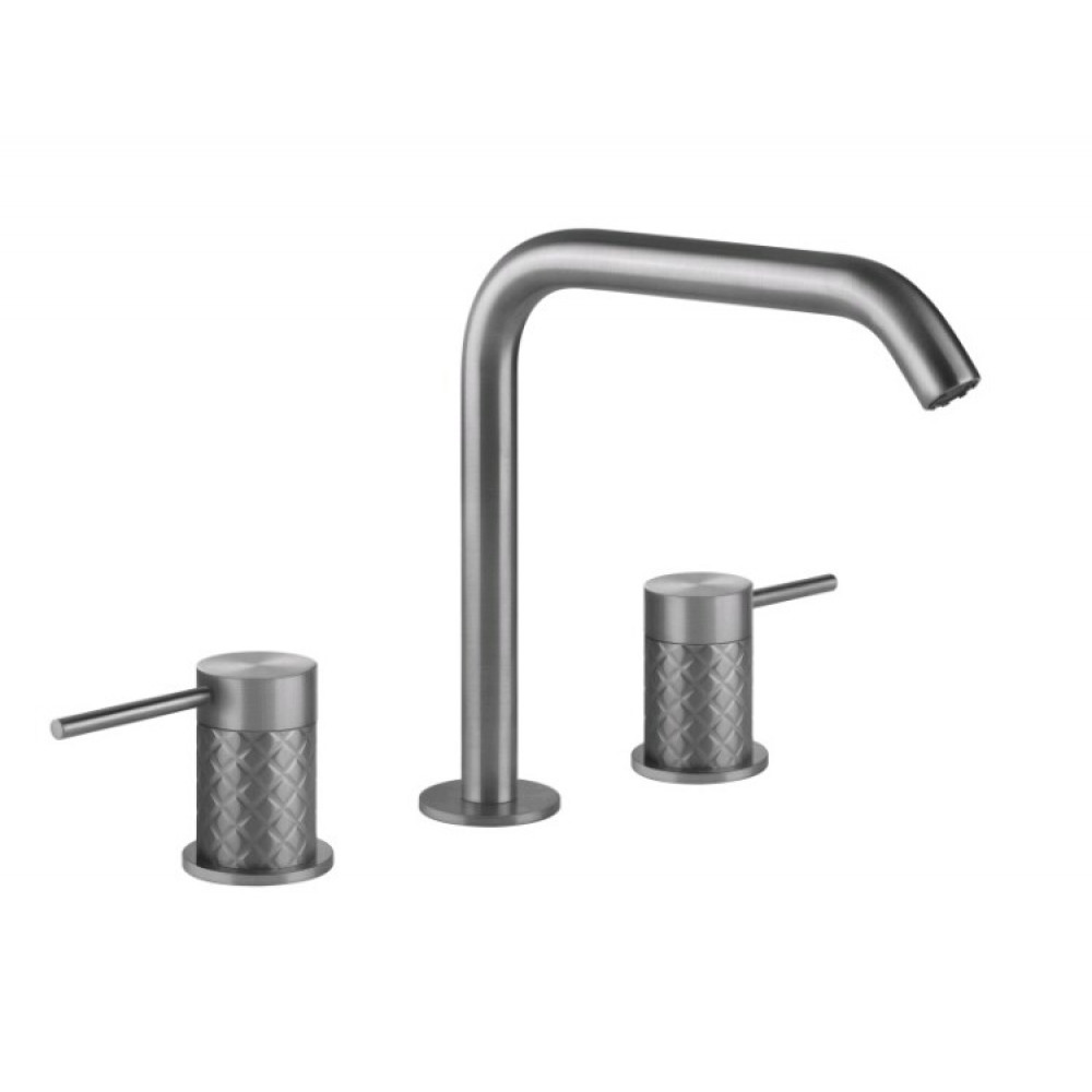 Смеситель для раковины, Gessi, Intreccio, цвет-Copper Brushed PVD