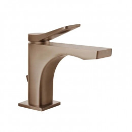 Смеситель для раковины, Gessi, Rilievo, цвет-Copper Brushed PVD
