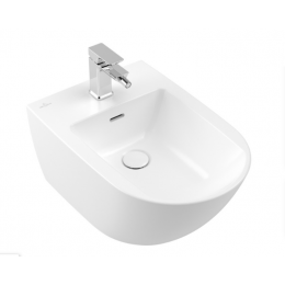 Биде, Villeroy&Boch, Antao, подвесной, шгв 375*560*270, CeramicPlus, цвет-Stone White