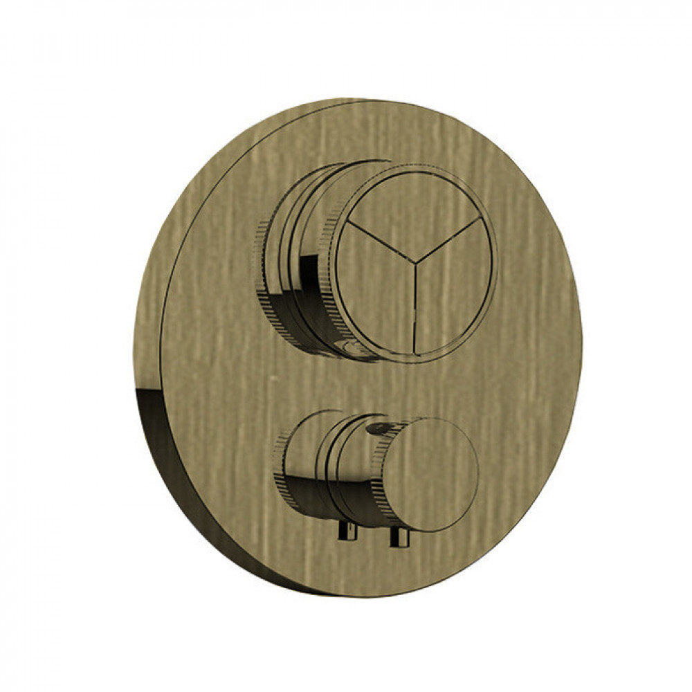 Смеситель для душа, Almar, Core, на 3 потребителя, цвет-High Brass Brushed PVD (Товар заказной, возврату не подлежит)