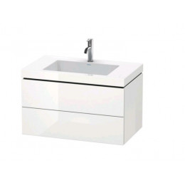 Тумба под раковину, Duravit, L-Cube, шгв 800*480*500, раковина-в комплекте, цвет-американский орех