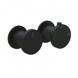 Смеситель для душа, Gessi, Origini, на 2 потребителя, цвет-черный матовый