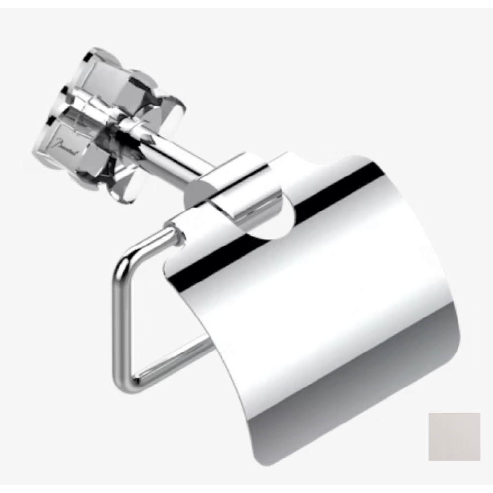 Бумагодержатель, THG, Pétale de Cristal - clear crystal, шгв 139*89*107, цвет-никель