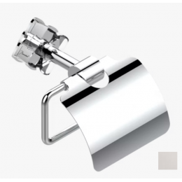 Бумагодержатель, THG, Pétale de Cristal - clear crystal, шгв 139*89*107, цвет-никель