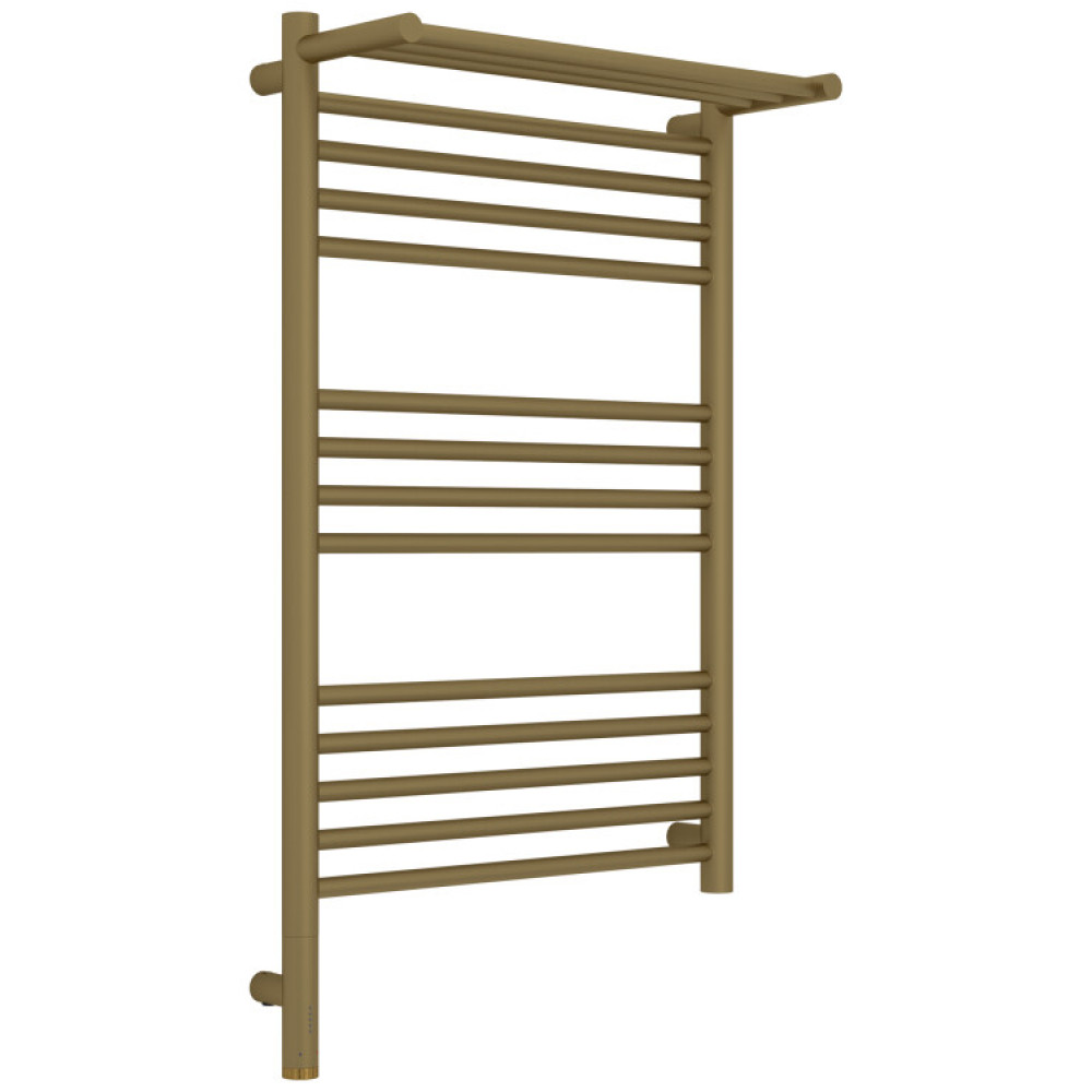 Полотенцесушитель, Сунержа, Богема 3.1, с 1 полкой, шгв 532*215*924, нижнее слева, МЭМ, цвет-золото матовое