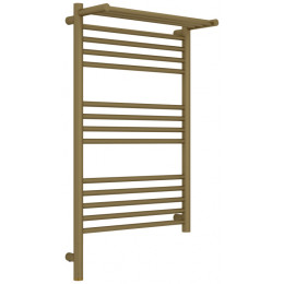 Полотенцесушитель, Сунержа, Богема 3.1, с 1 полкой, шгв 532*215*924, нижнее слева, МЭМ, цвет-золото матовое