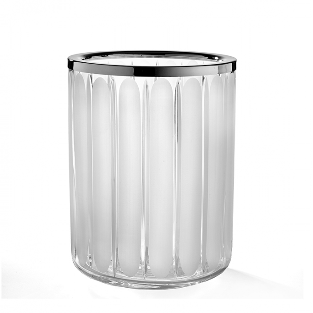 Урна, 3SC, Montblanc, шгв 200*200*280, цвет-хром