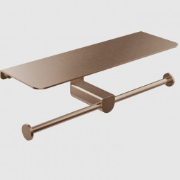 Бумагодержатель, Gessi, Rilievo, шгв 308*100*89, цвет-Copper Brushed PVD