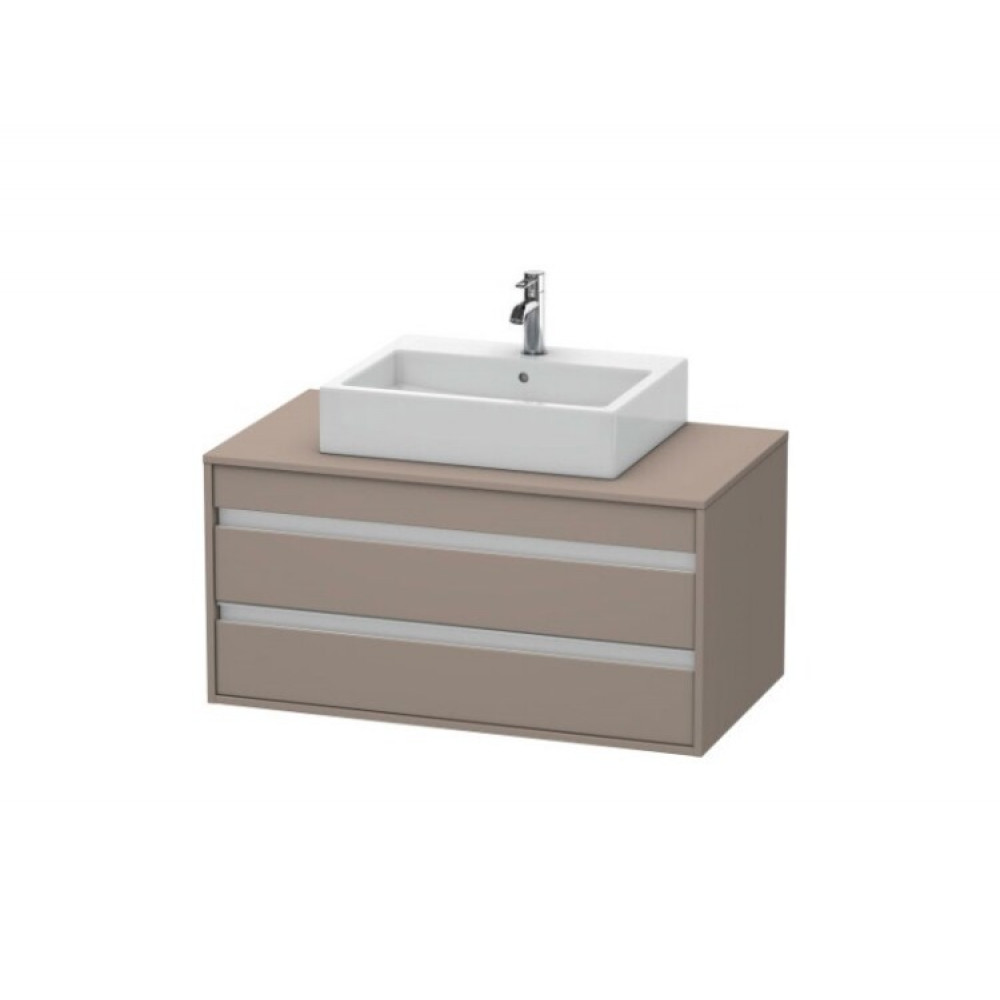 Тумба под раковину, Duravit, Ketho, шгв 1000*550*496, раковина-необходимо заказать, цвет-базальт матовый