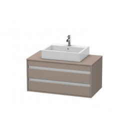 Тумба под раковину, Duravit, Ketho, шгв 1000*550*496, раковина-необходимо заказать, цвет-базальт матовый