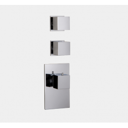 Смеситель для душа, Fima Carlo Frattini, Fimatherm, на 2 потребителя, цвет-золото