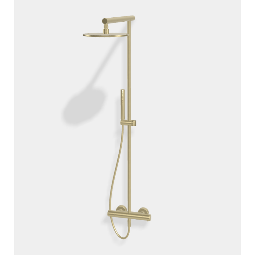Душевая стойка, Fima Carlo Frattini, Shower column, цвет-шампань брашированная