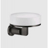 Мыльница, Gessi, Inciso, шгв 115*125*84, цвет-белый/Black Metal Brushed PVD