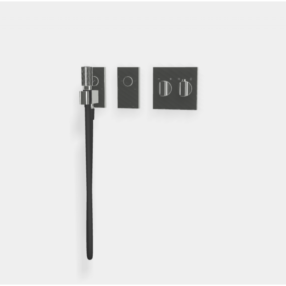 Смеситель для душа, Fima Carlo Frattini, Switch, на 2 потребителя, цвет-хром