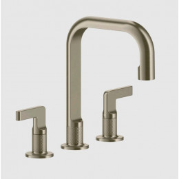 Смеситель для раковины, Gessi, Inciso, цвет-Finox Brushed Nickel