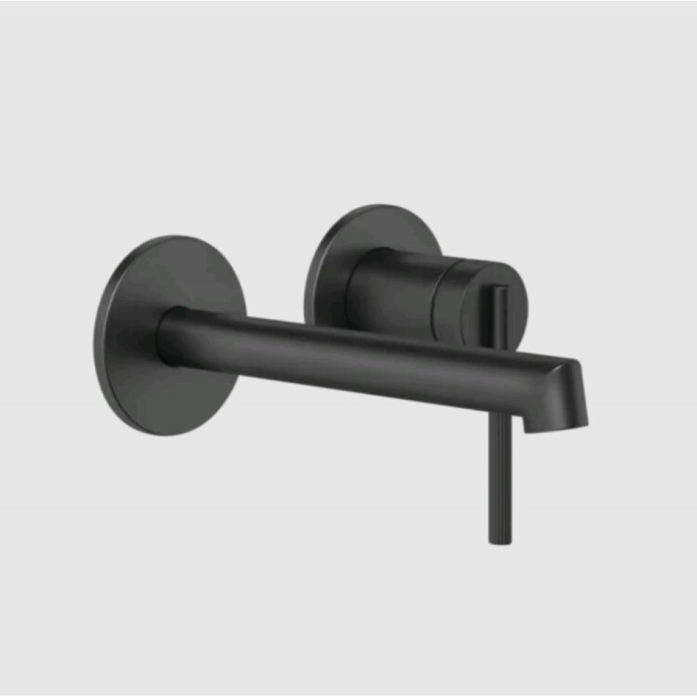 Смеситель для раковины, Gessi, Ingranaggio, цвет-черный матовый