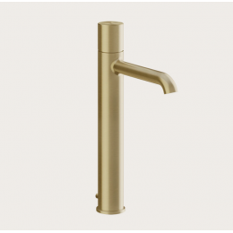 Смеситель для раковины, Gessi, Habito Unito, цвет-Brushed Brass PVD