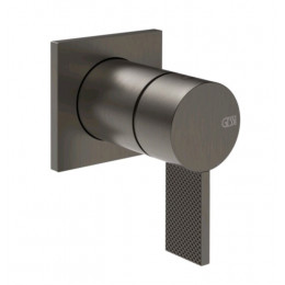 Смеситель для душа, Gessi, Inverso Diamantato, на 1 потребитель, цвет-Black Metal Brushed PVD