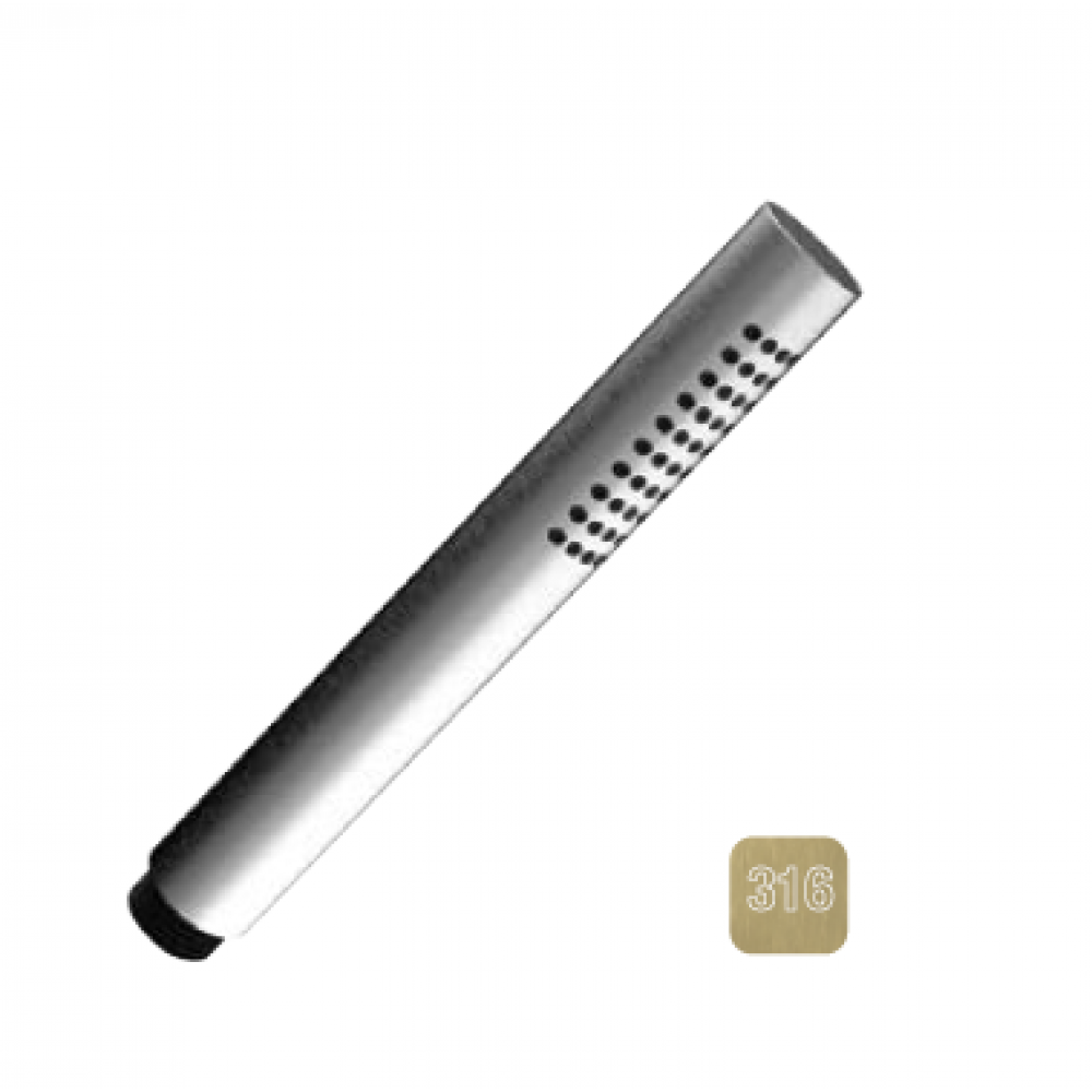 Ручной душ, Almar, 316 Stalnless Steel, 25*180, цвет-High Brass Brushed PVD (Товар заказной, возврату не подлежит)