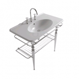 Консоль, Globo, Paestum, шгв 1000*530*820, цвет-хром