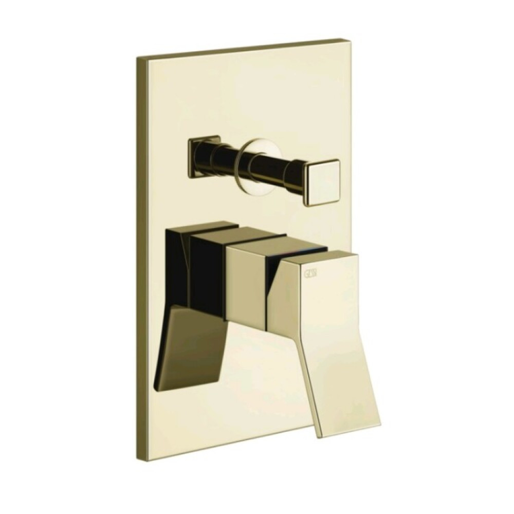 Смеситель для душа, Gessi, Rettangolo K, на 2 потребителя, цвет-Brass PVD