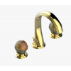 Смеситель для раковины, THG, Flore, для мрамора, цвет-золото светлое (Light Gold)