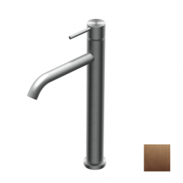 Смеситель для раковины, Ritmonio, Diametro35 Inox, цвет-Brushed Copper Stainless Steel PVD