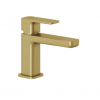 Смеситель для раковины, Kludi, Renon, цвет-золото брашированное