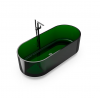 Ванна, KNIEF, Ellipse Shape, шгв 1700*750*650, цвет-Malachit