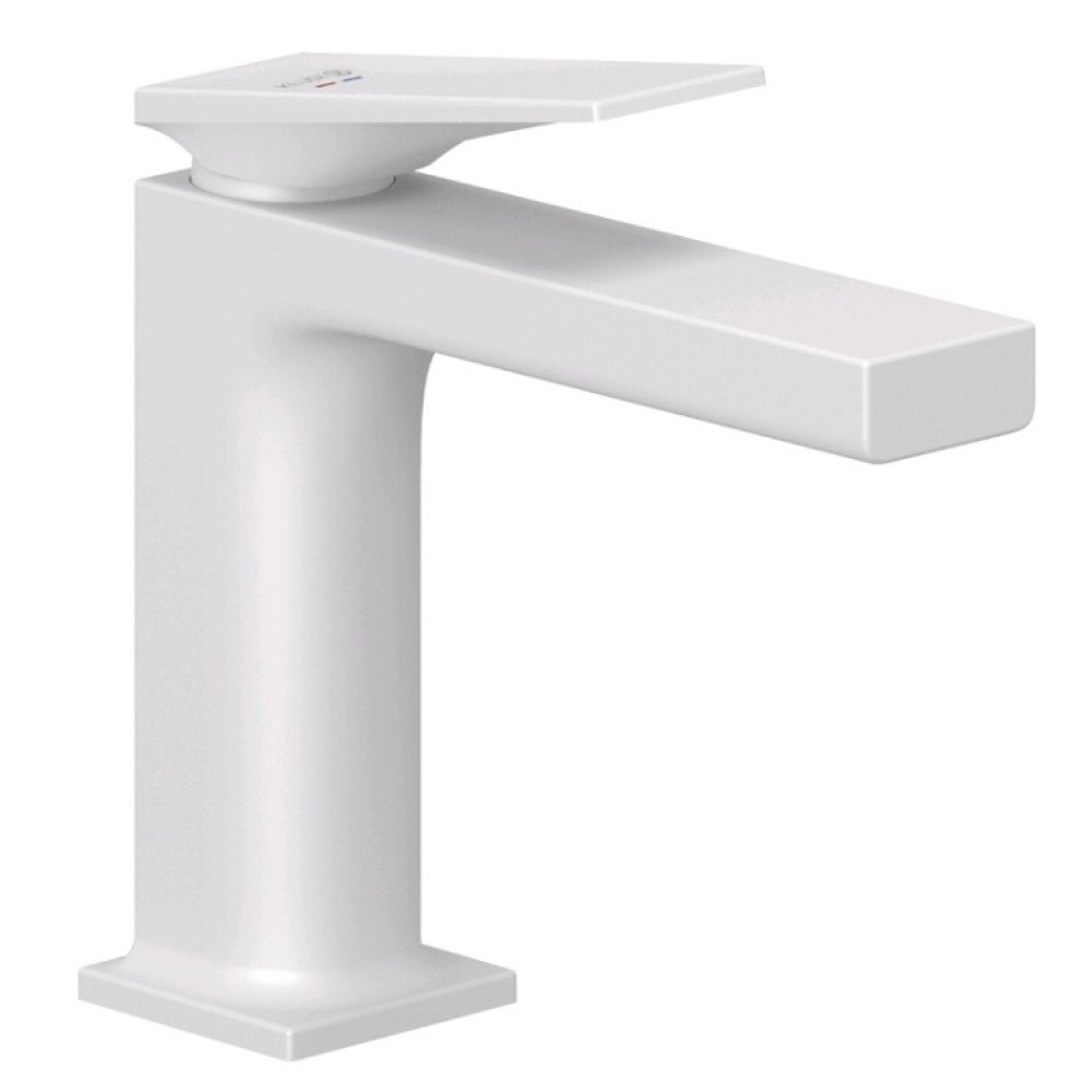 Смеситель для раковины, Kludi, DECUS, цвет-белый матовый (Matt White, Bianco Opaco)