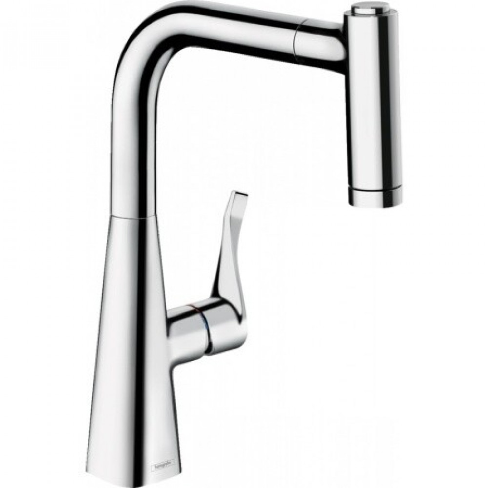 Смеситель для кухни, Hansgrohe, Metris M71, Eco, sBox, цвет-хром