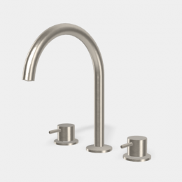 Смеситель для раковины, Fima Carlo Frattini, Spillo Up, цвет-никель брашиованный