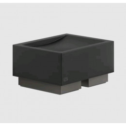 Мыльница, Gessi, Rettangolo, шгв 105*85*56.5, цвет-чёрный/Black Metal Brushed PVD