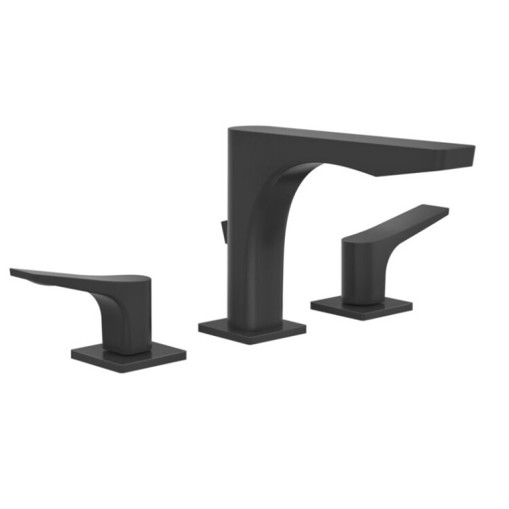 Смеситель для раковины, Gessi, Rilievo, цвет-черный матовый