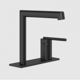 Смеситель для раковины, Gessi, Ingranaggio, цвет-черный матовый