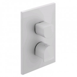 Смеситель для душа, Gessi, Rilievo, на 2 потребителя, цвет-белый матовый