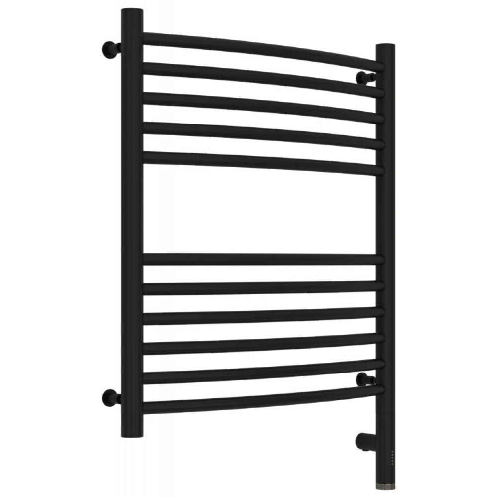 Полотенцесушитель, Сунержа, Богема 3.0, выгнутая, шгв 532*103*724, справа, МЭМ, цвет-чёрный матовый