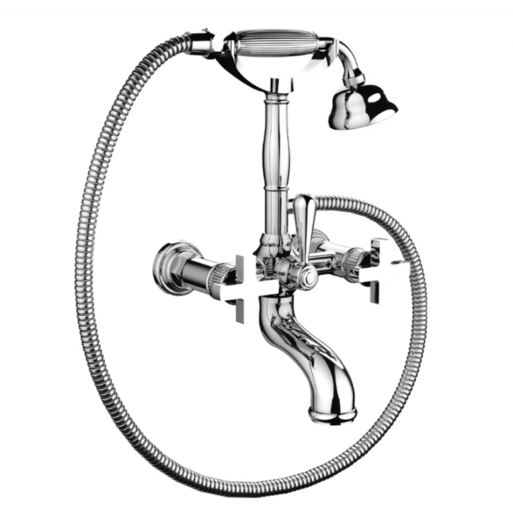 Смеситель для ванны и душа, Nicolazzi, Pantheon, цвет-хром