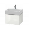 Тумба под раковину, Duravit, L-Cube, шгв 584*459*394, раковина-необходимо заказать, цвет-белый глянцевый