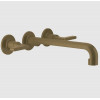 Смеситель для раковины, Gessi, Inciso, цвет-Antique Brass