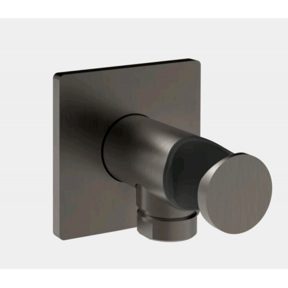 Шланговое подсоединение, Gessi, Inverso Bath&Shower, цвет-Black Metal Brushed PVD