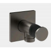 Шланговое подсоединение, Gessi, Inverso Bath&Shower, цвет-Black Metal Brushed PVD